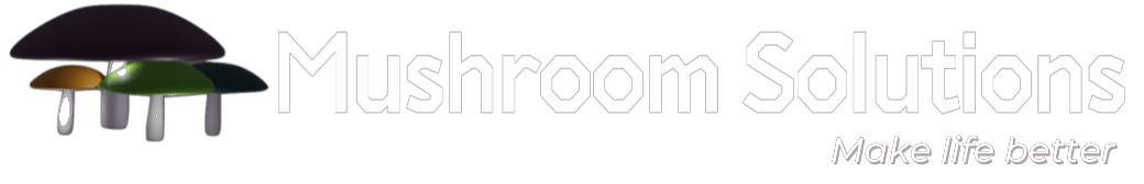 mushroom solutions logo white