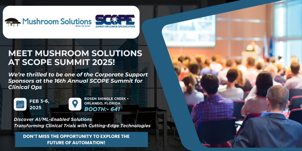 Mushroom Solutions at SCOPE Summit 2025 | Booth #641