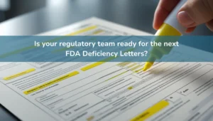 FDA Deficiency Letters