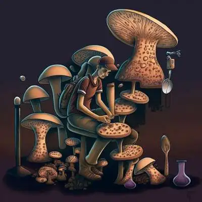 Digital mushroom represents the enterprise solutions